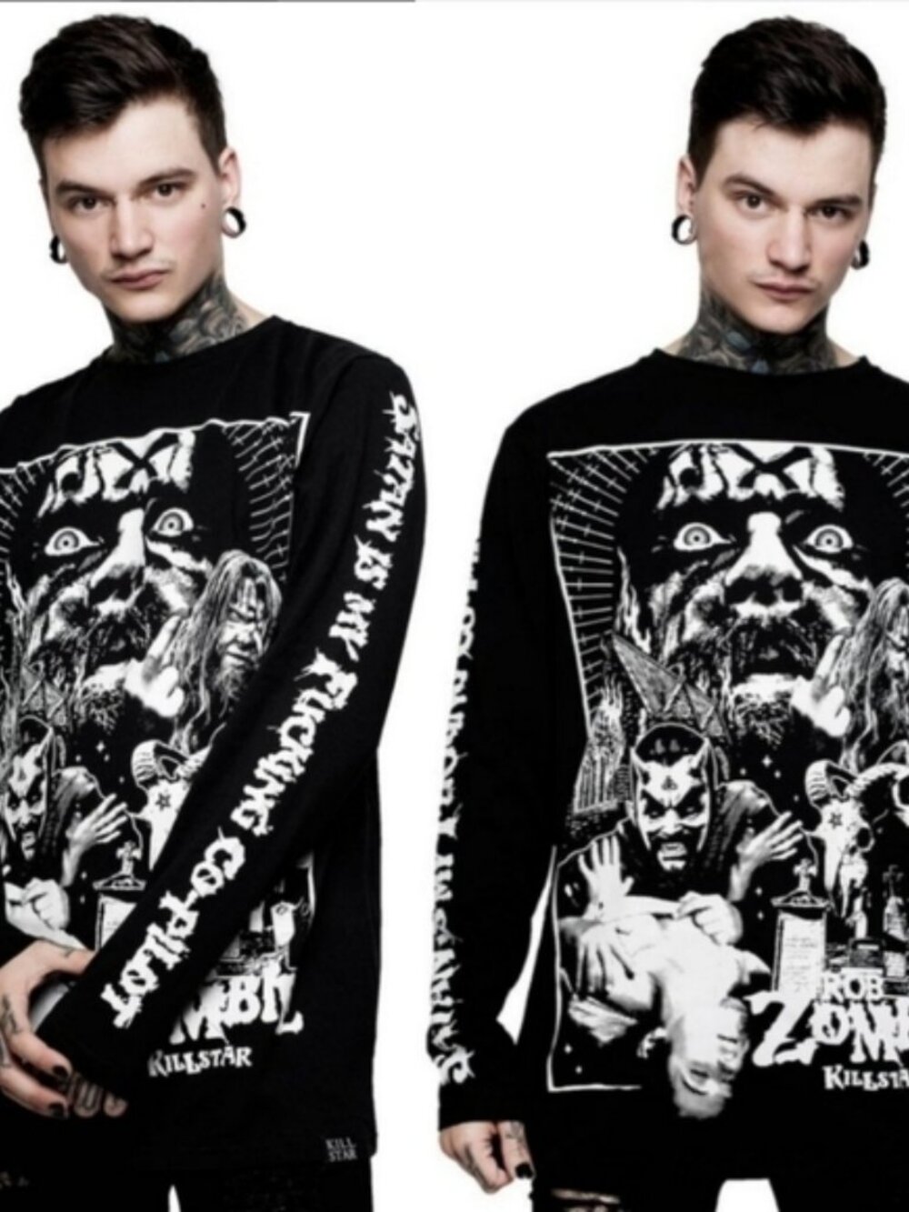 Killstar x Rob Zombie ✦ Copilot Graphic Tee ✦ Hellbilly Deluxe Collab S NWT